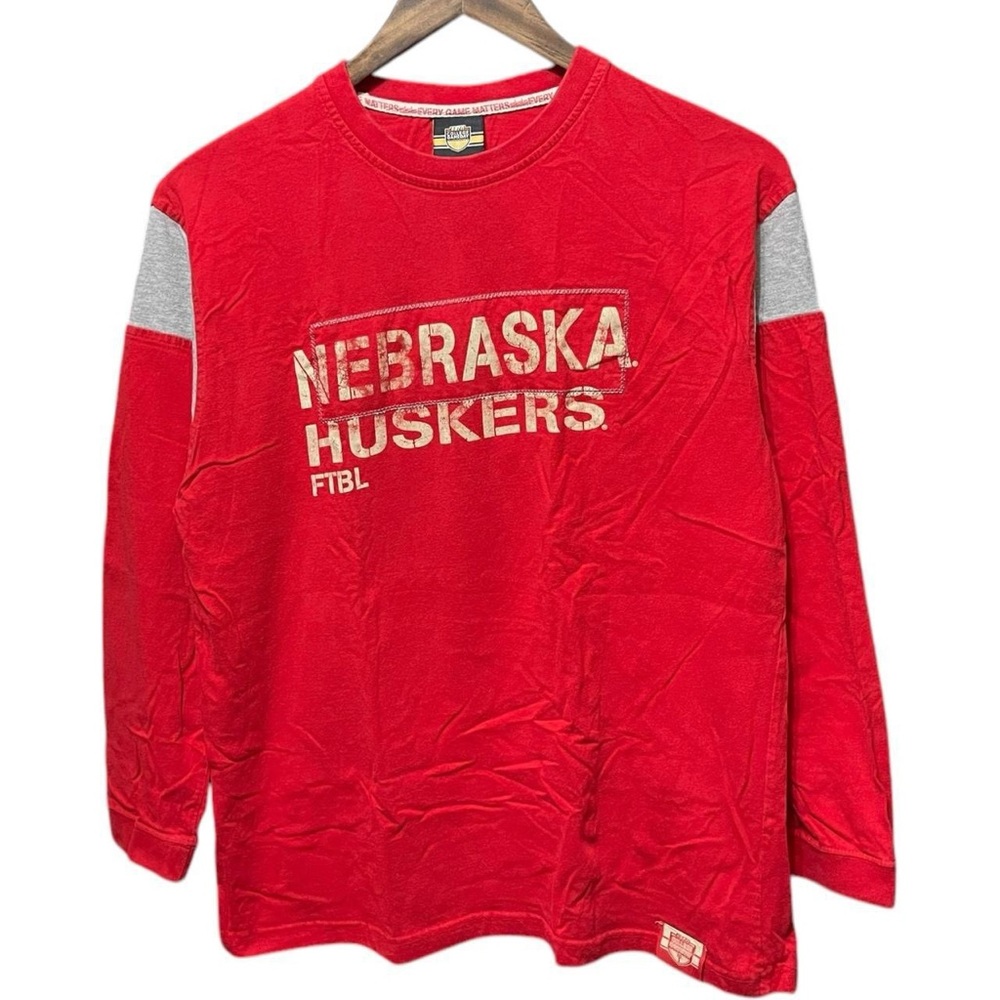 vintage 90s university of Nebraska Cornhuskers college sports long sleeve shirt